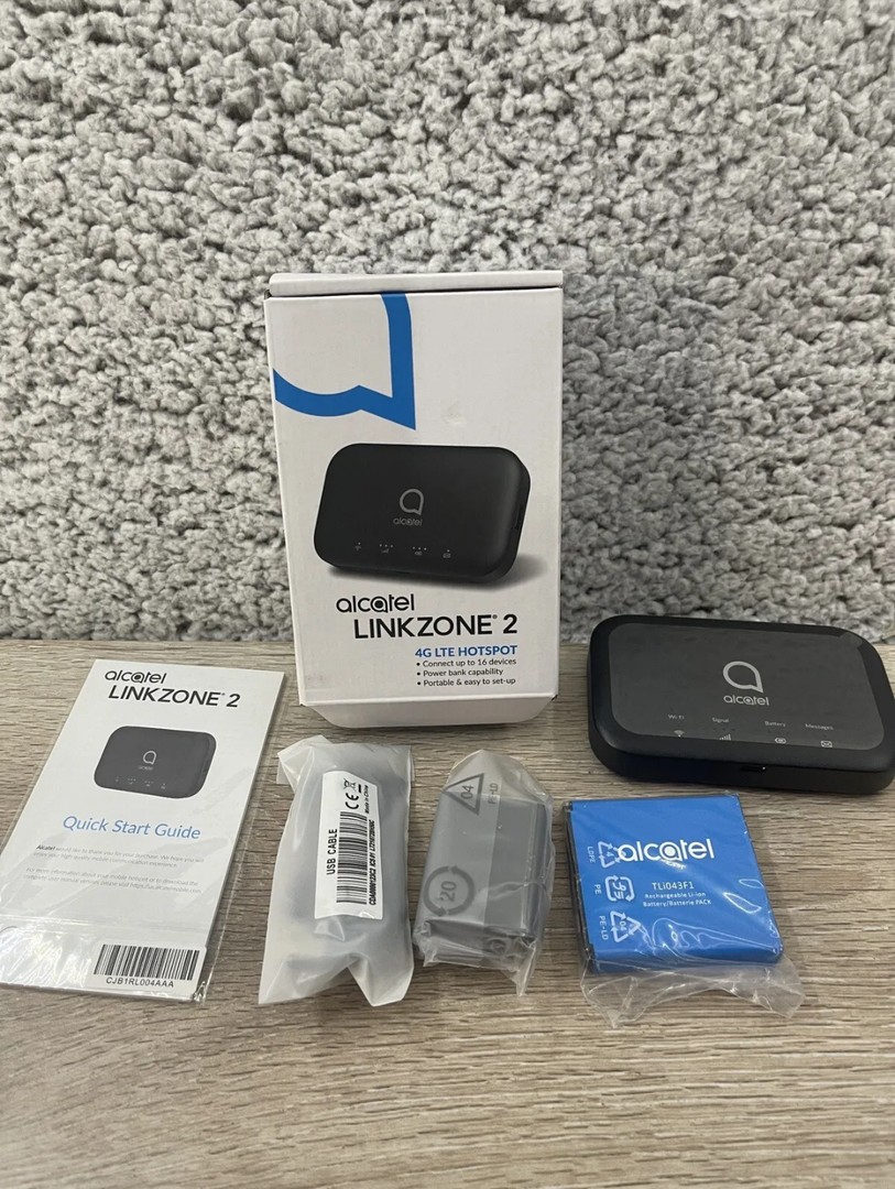 otros electronicos - Alcatel LINKZONE 2 Boost Mobile 4G LTE WiFi Hotspot 2.4GHz 5GHz Up To 16 Devices