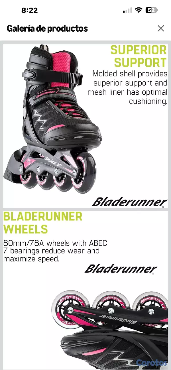 bicicletas y accesorios - patines en línea roller blade 2