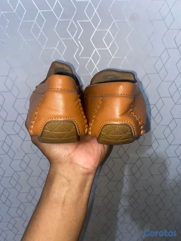 ropa para hombre - Mocasines de cuero color camel – elegantes y cómod 4