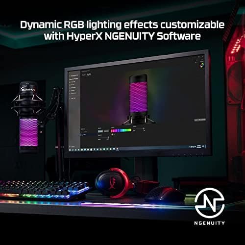consolas y videojuegos - HyperX QuadCast S - Micrófono condensador USB RGB  7
