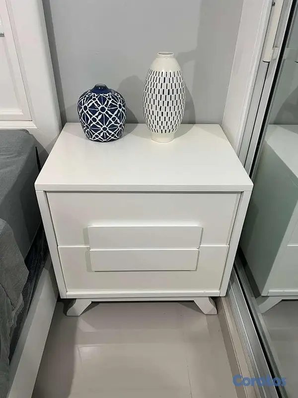 muebles y colchones - Juego de habitación de caoba 100% – Marca Monegro 2