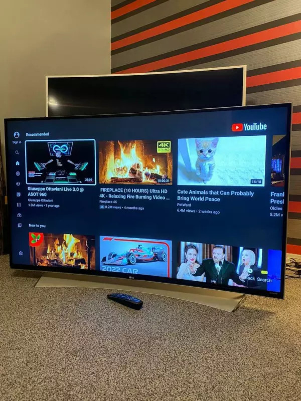 tv - LG 55” Curved Smart 3D 4K Ultra HD Freeview HD LED TV