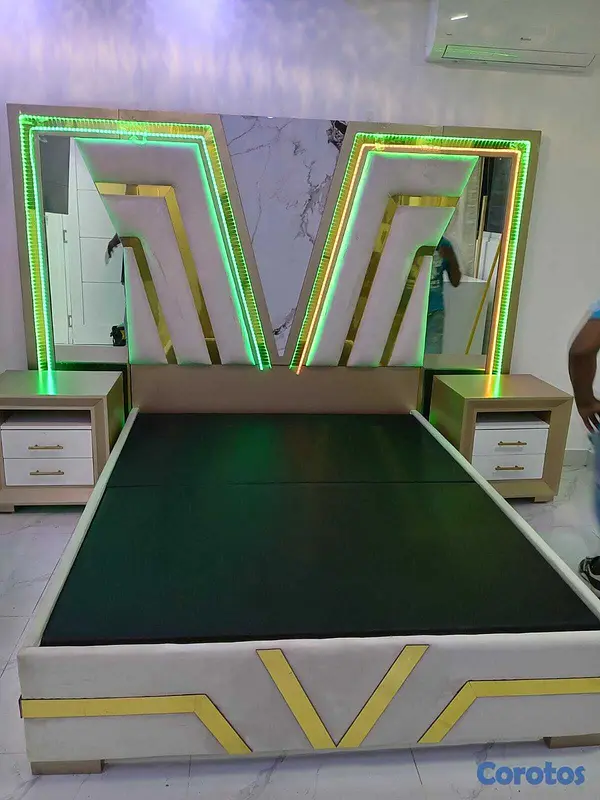 muebles y colchones - Juego de habitación moderno de lujo 2