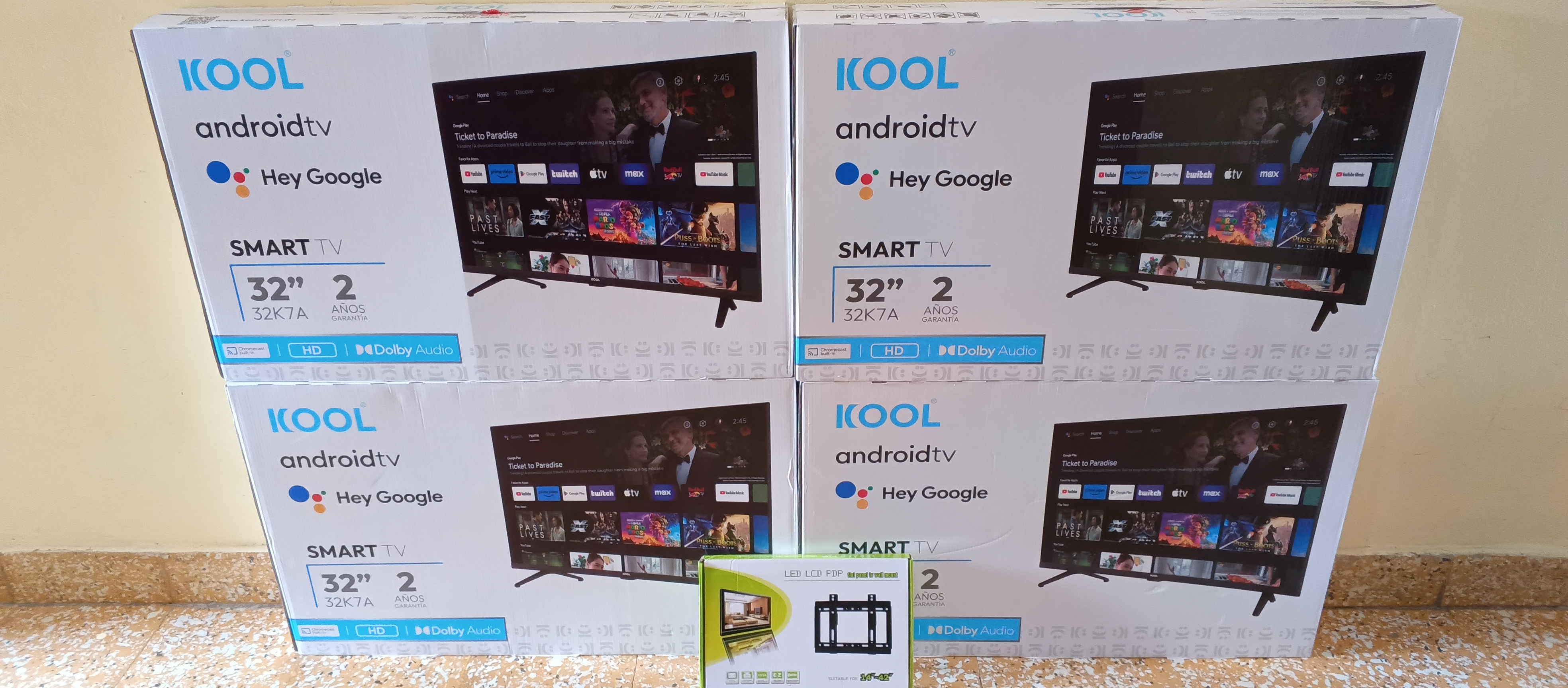 tv - Smart KOOL Android tv 32 pulgadas ultra HD sin bordes en la pantalla  2