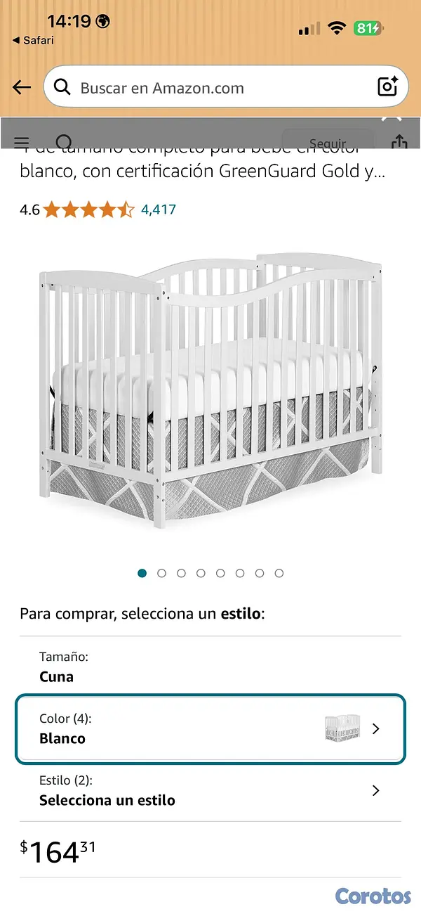 muebles - Cuna Dream On Me
 3