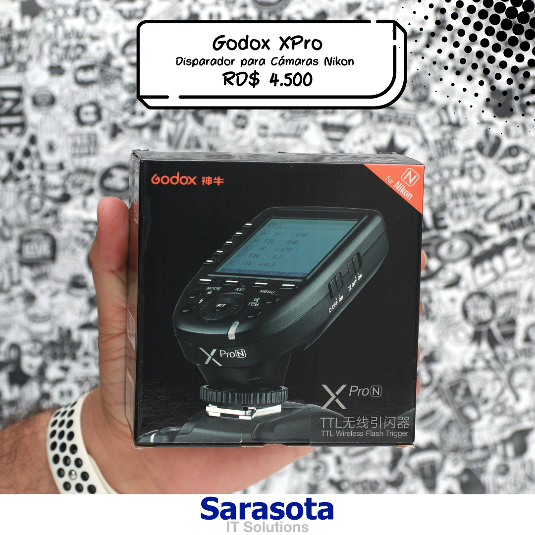 accesorios para electronica - Disparador Godox XPro para Nikon Garantía 1 año
