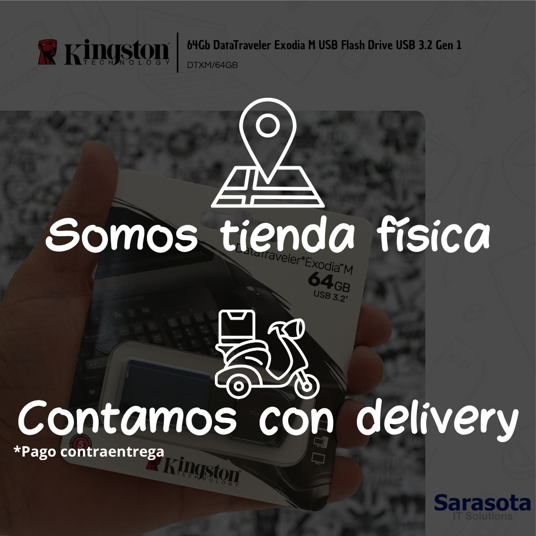 accesorios para electronica - Memoria Kingston USB Gen 3.2 de 64Gb 3