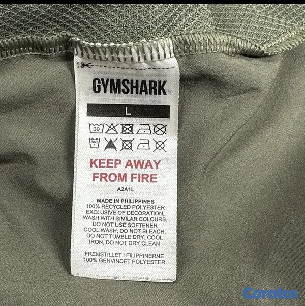 ropa para hombre - Gymshark Shorts Mens L Stretch Performance Running Logo Green Training 5