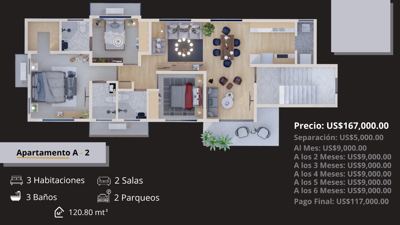 apartamentos - Apartamentos en Venta - Amplios yq Moderno 5
