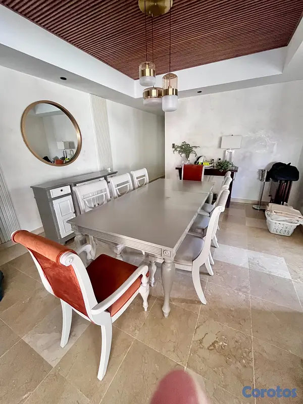 muebles y colchones - Mesa comedor 8 personad 4