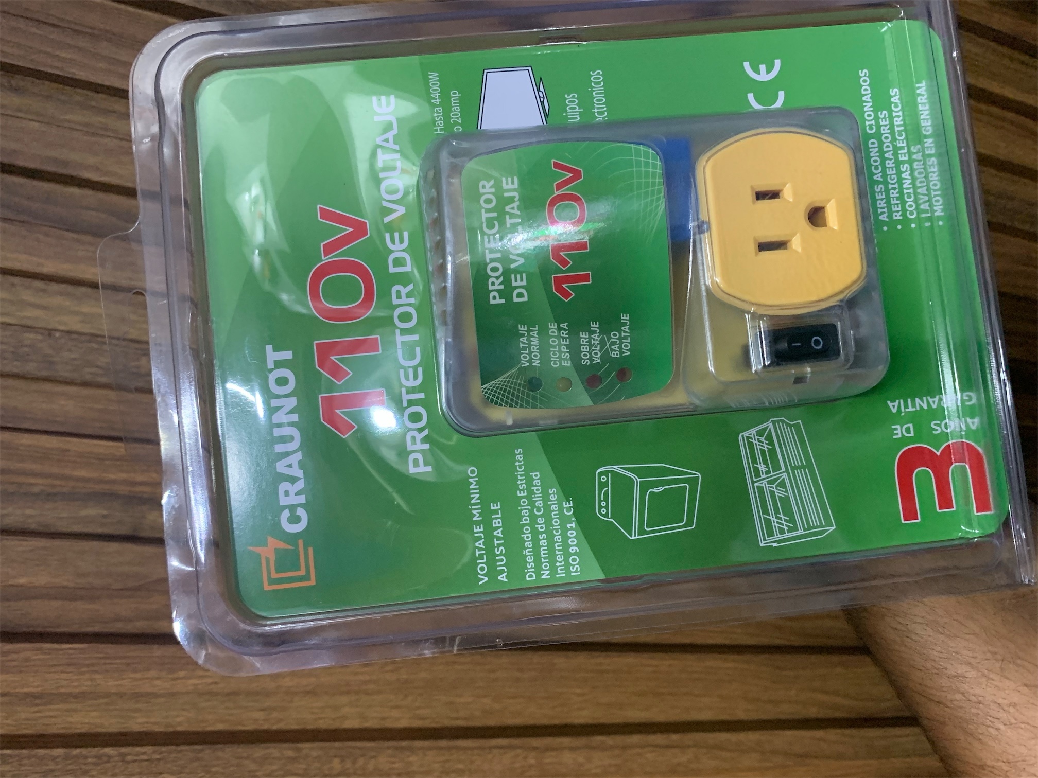 accesorios para electronica - protector  de voltaje Graunot 110V  2