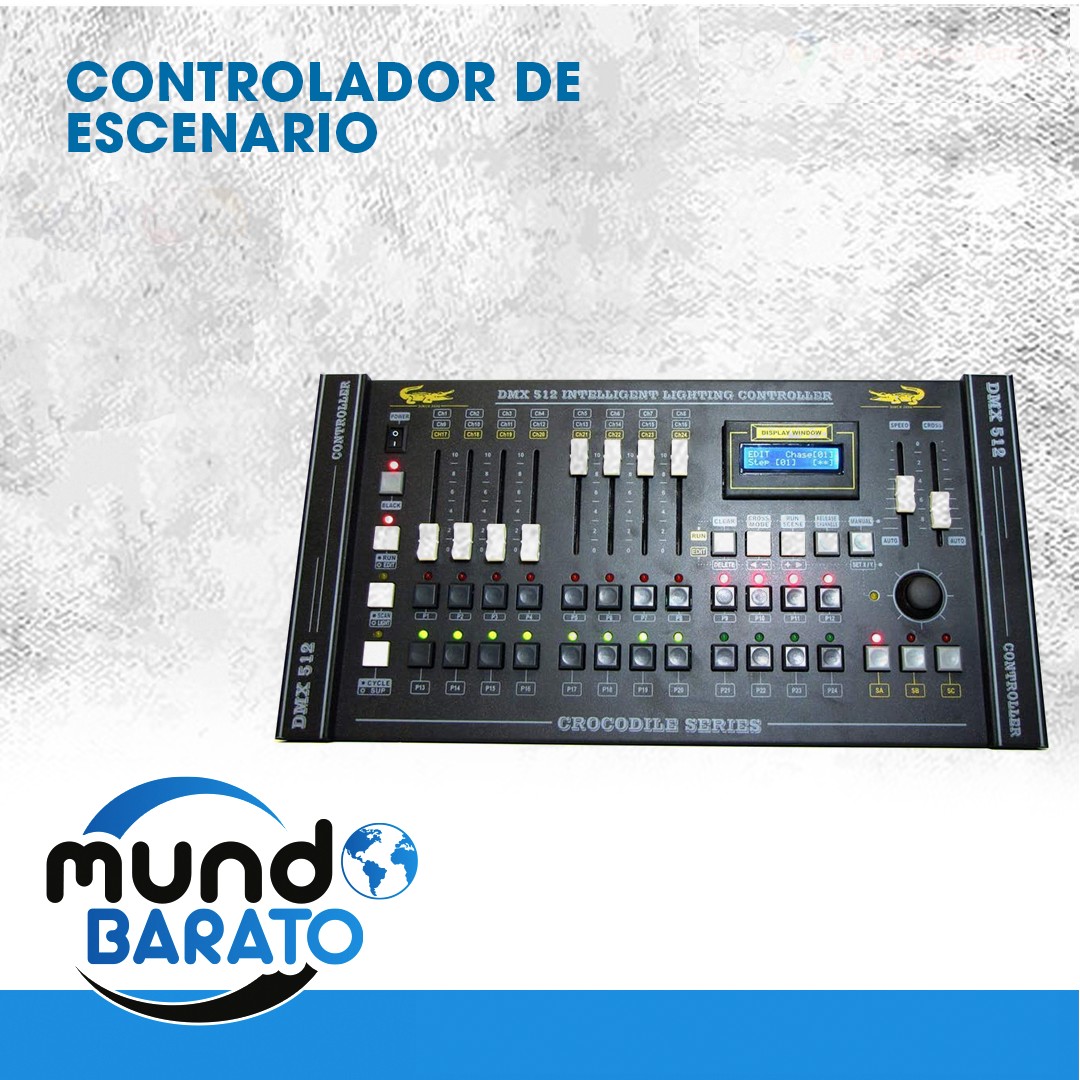 accesorios para electronica - CONTROLADOR DE LUCES DE ESCENARIO DMX 512 LUZ 0