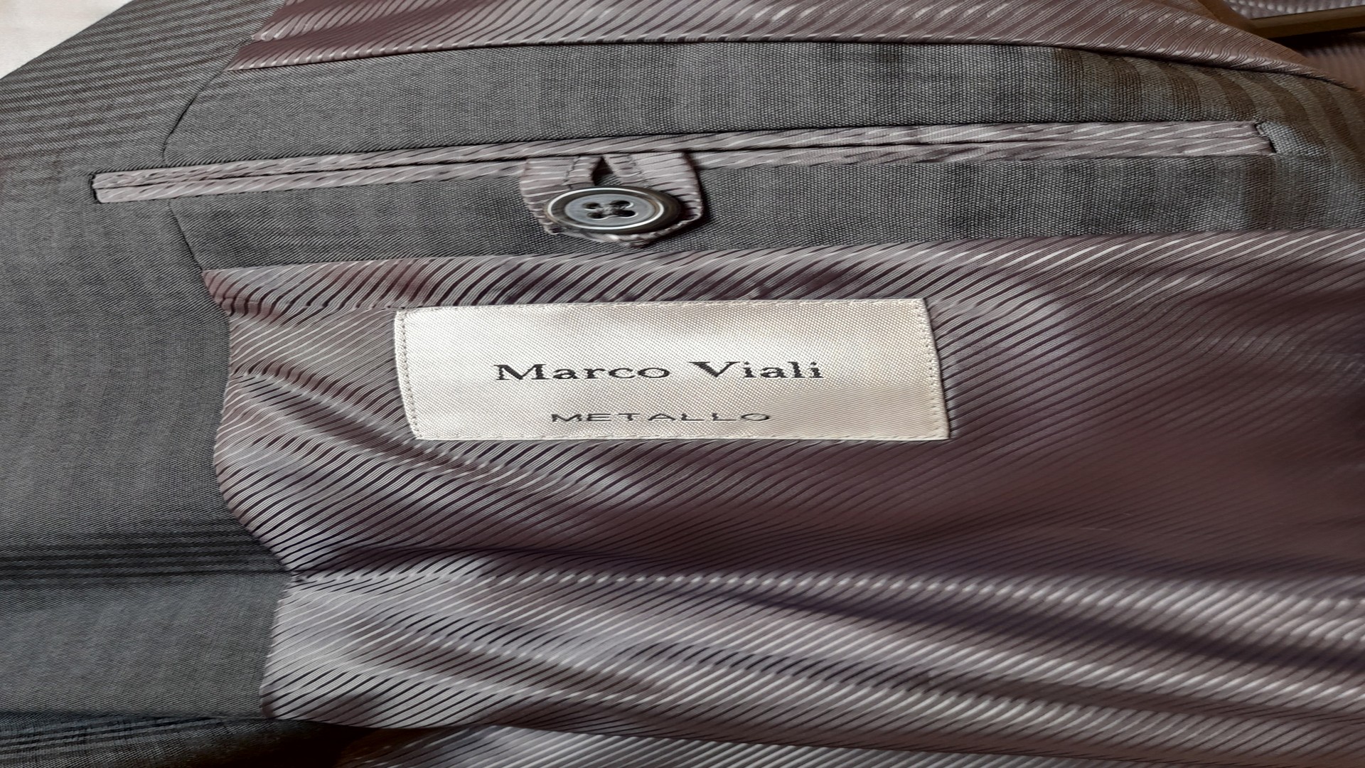 ropa para hombre - Traje Gris oscuro - Nuevo Talla 32R 6
