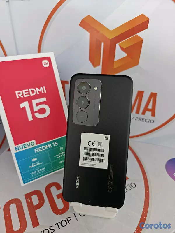 celulares y tabletas - REDMI 15, 6GB RAM 128GB ROM 3