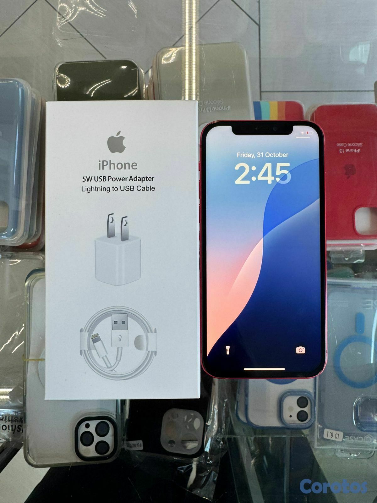celulares y tabletas - iphone 12 rojo 128 GB Desbloqueado NO FACE ID 1