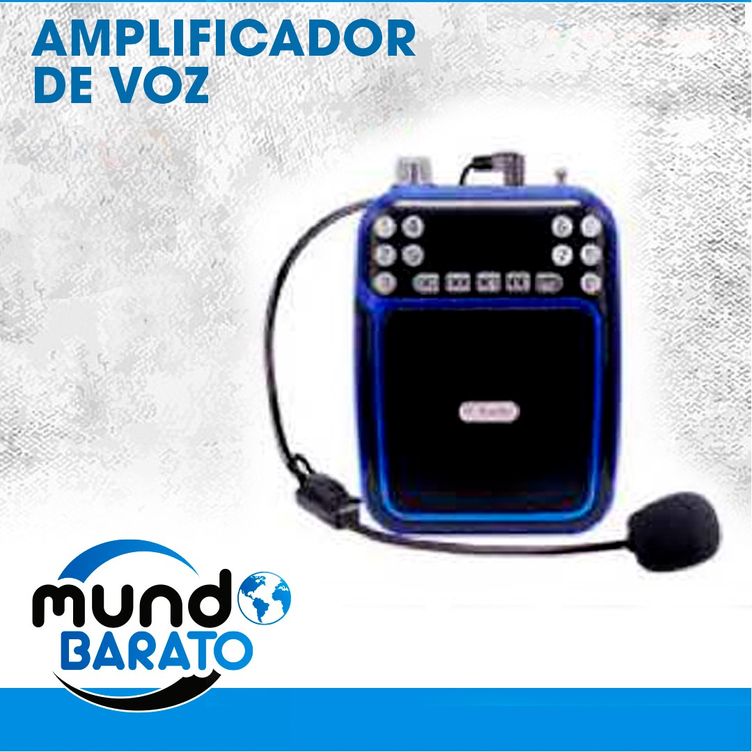 Amplificador de voz portatil bluetooth altavoz megafono 0