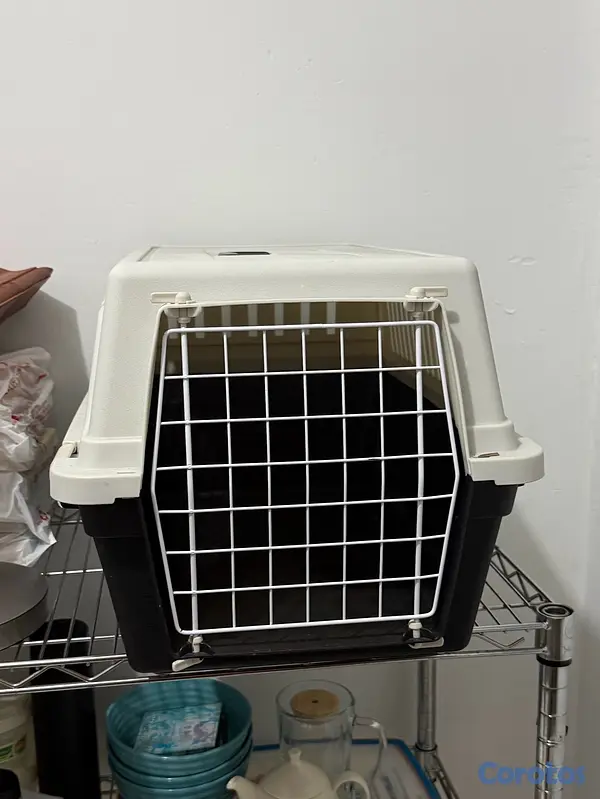animales y mascotas - Jaula de transporte para perro pequeño – Segura y práctica 3