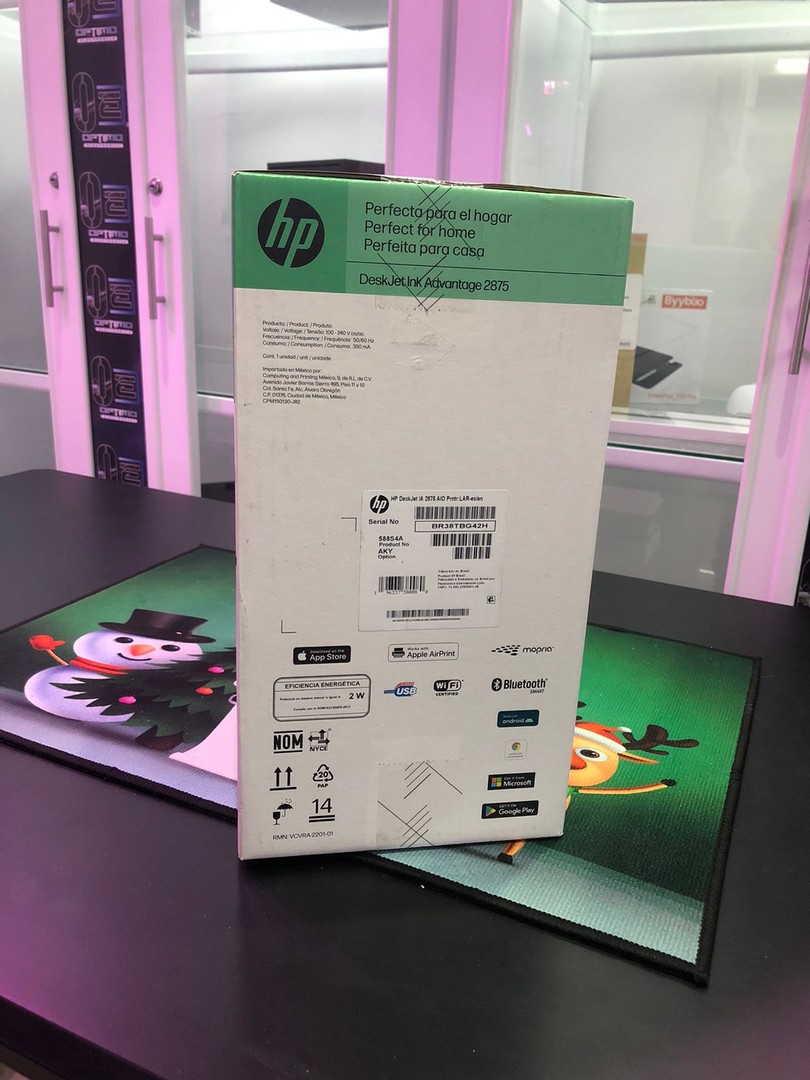 impresoras y scanners - Impresora Multifunción a wifi y Bluetooth HP 2875 Todo en 1, Nueva y Sellada 3