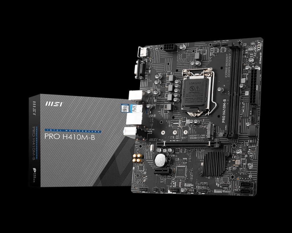 computadoras y laptops - Motherboard MSI Intel PRO H410M-B