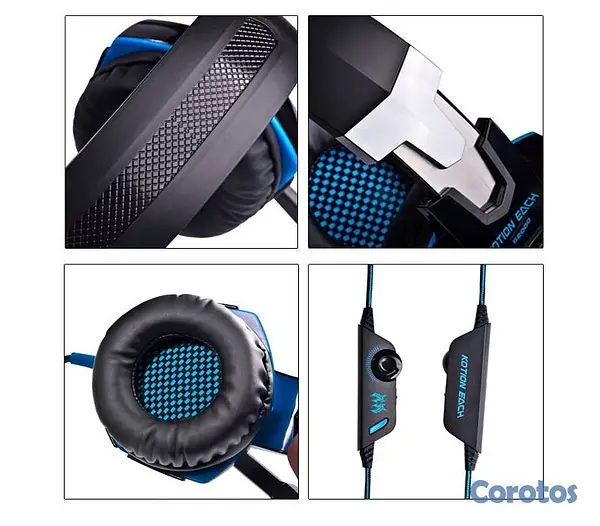 camaras y audio - Audífonos Gamer G2000 con Sonido Impactante y Micr 3