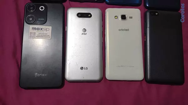 celulares y tabletas - 8 TELEFONOS ANDROID PANTALLA DAÑADA TARJETA Y BATE 2