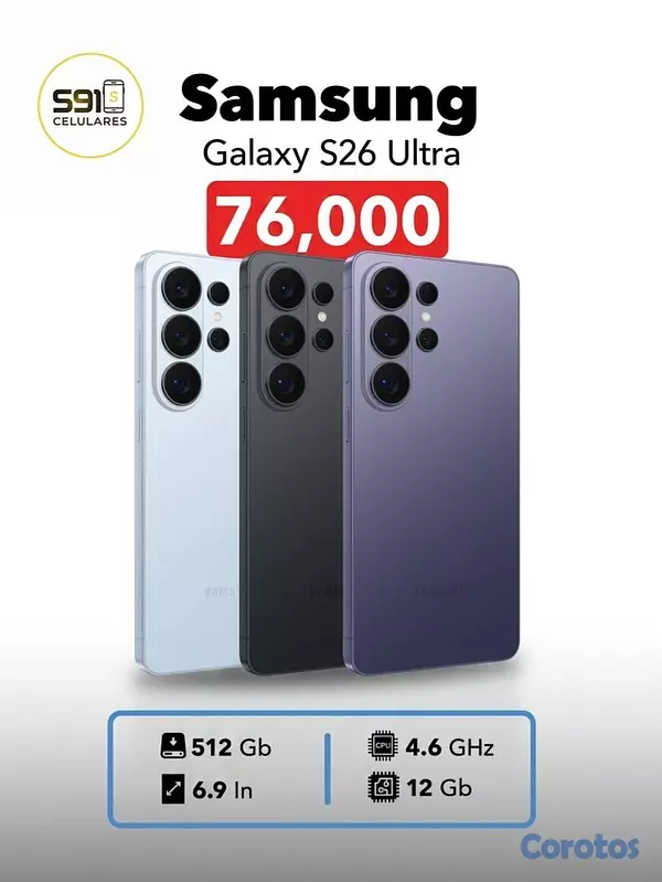 celulares y tabletas - SAMSUNG GALAXY S26 ULTRA  2