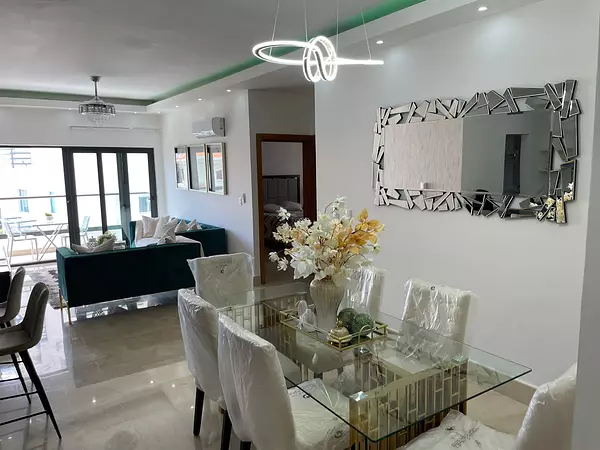 apartamentos - Alquilo Apartamento amueblado en Piantini  5