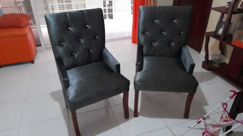 muebles y colchones -  2 butacas de color gris