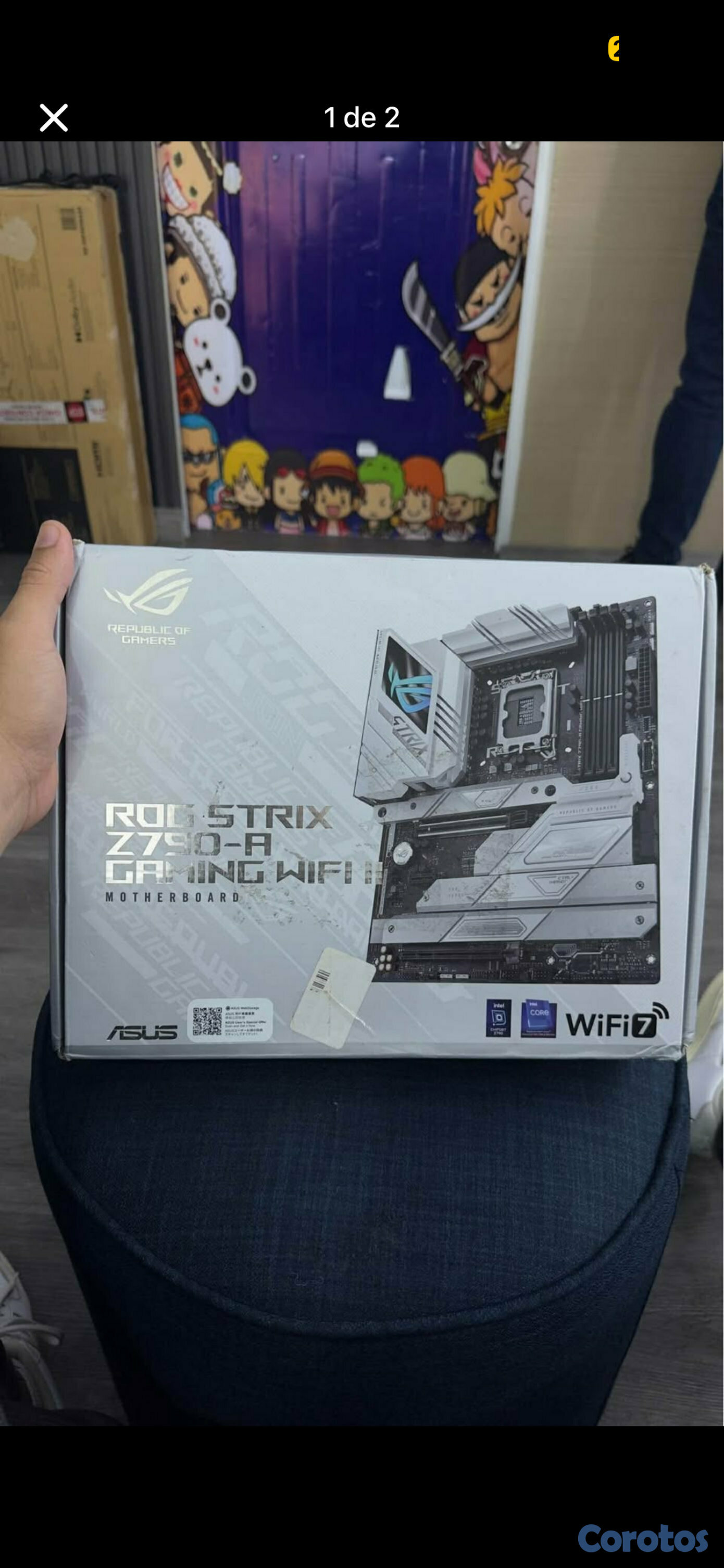 computadoras y laptops - BOARD ROG STRIX z790-a wifi II nueva open box 1