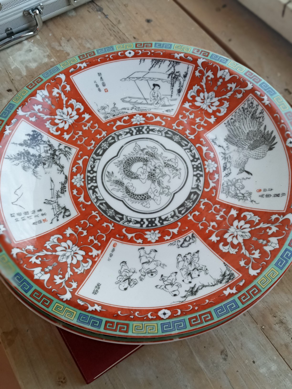 cocina - Platos decorativos antiguos de chinaen buena condicion 1