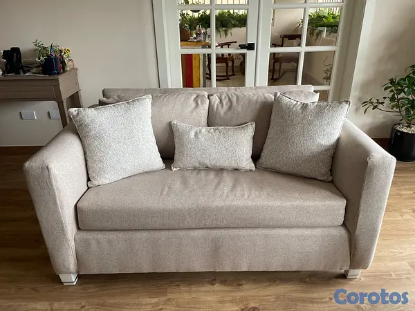 muebles y colchones - Juego completo de sala. de 3 muebles y mesa 4