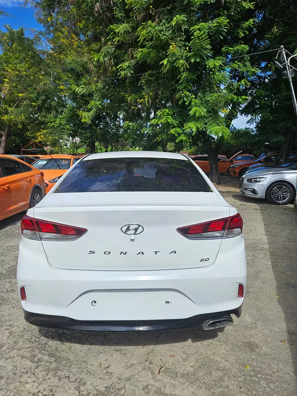 carros - HYUNDAI SONATA NEW RISE 2018 BLANCO GASOLINA 4