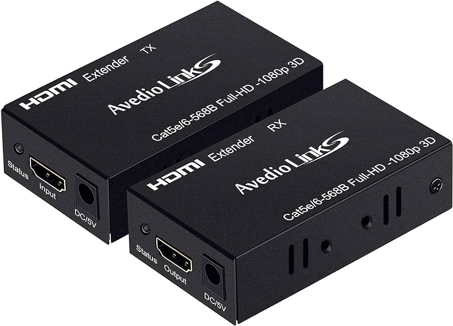 computadoras y laptops - Extender Venlogic (Mod. EP-EX60) HDMI 60Mts (196pies) single via cat5e/6