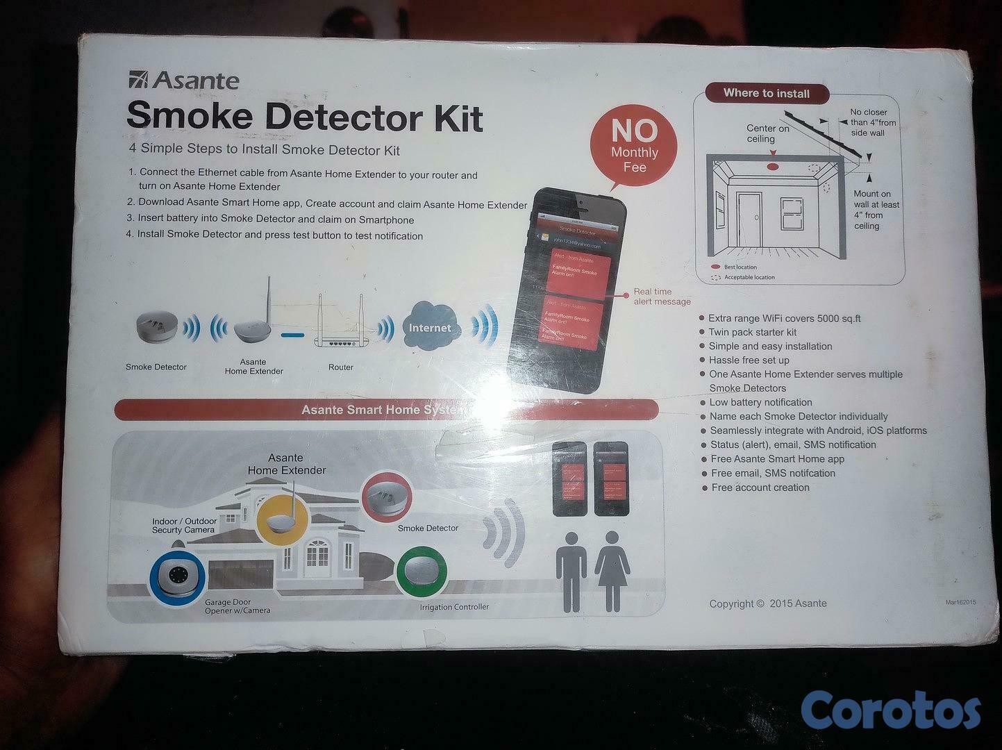 otros electronicos - Detector de humo 2