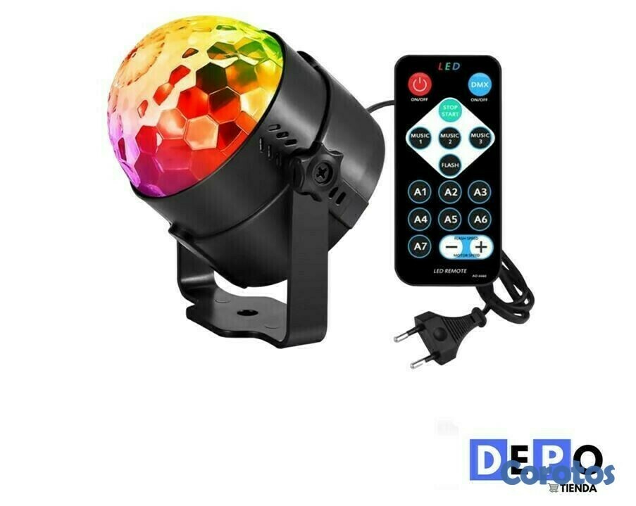 otros electronicos - Luz led pequeña para fiesta, escenario, con sensor de sonido LED PARTY LIGHT YC 3