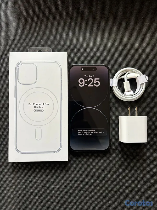 celulares y tabletas - iphone 14 pro negro 128 GB Desbloqueado.**Somos Ti 2