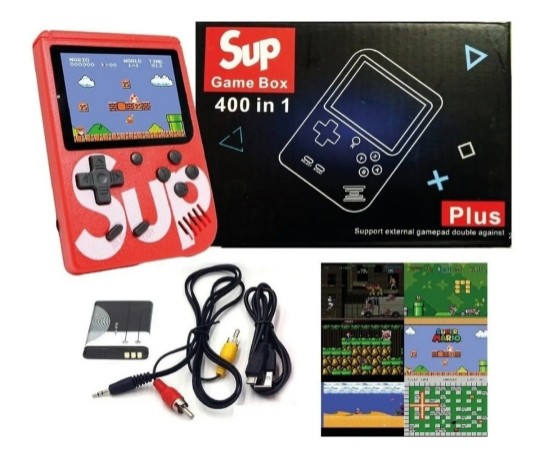 consolas y videojuegos - Nintendo sup game 400 juegos en 1 con control adicional.