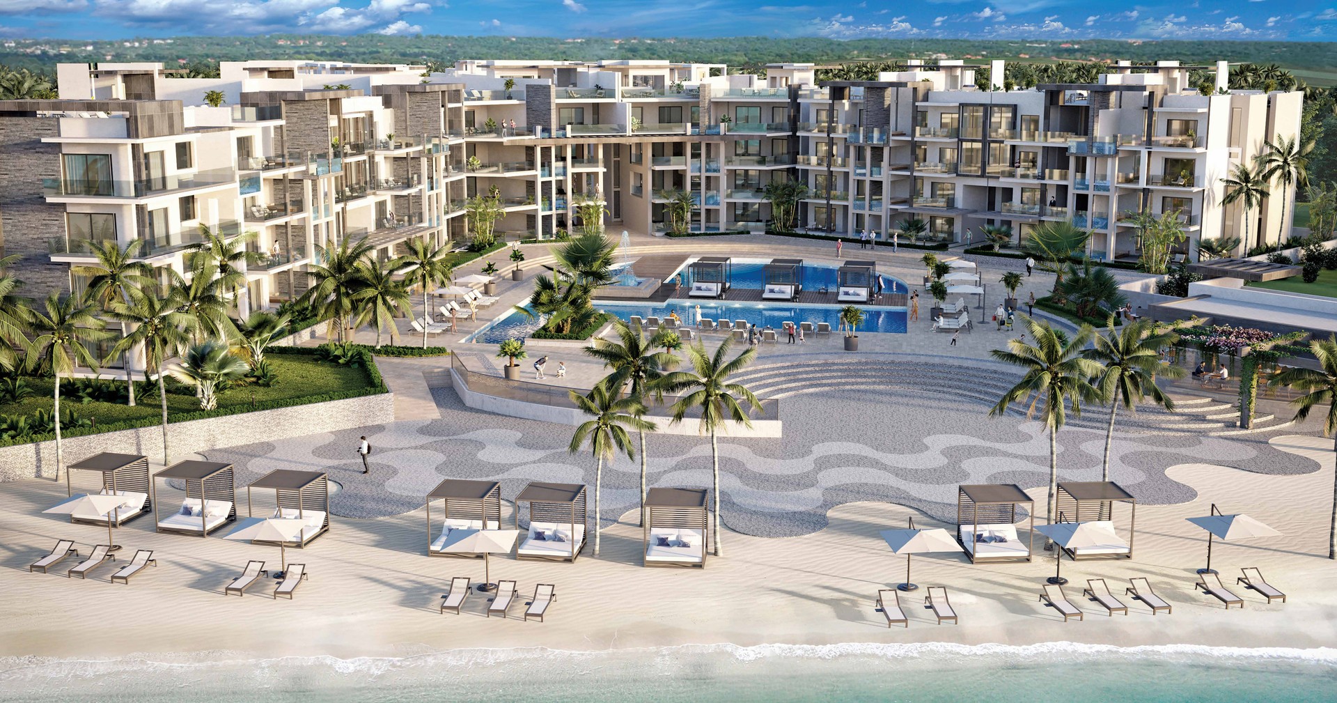 apartamentos - Hermoso proyecto en Primera línea de playa en Punta Cana!