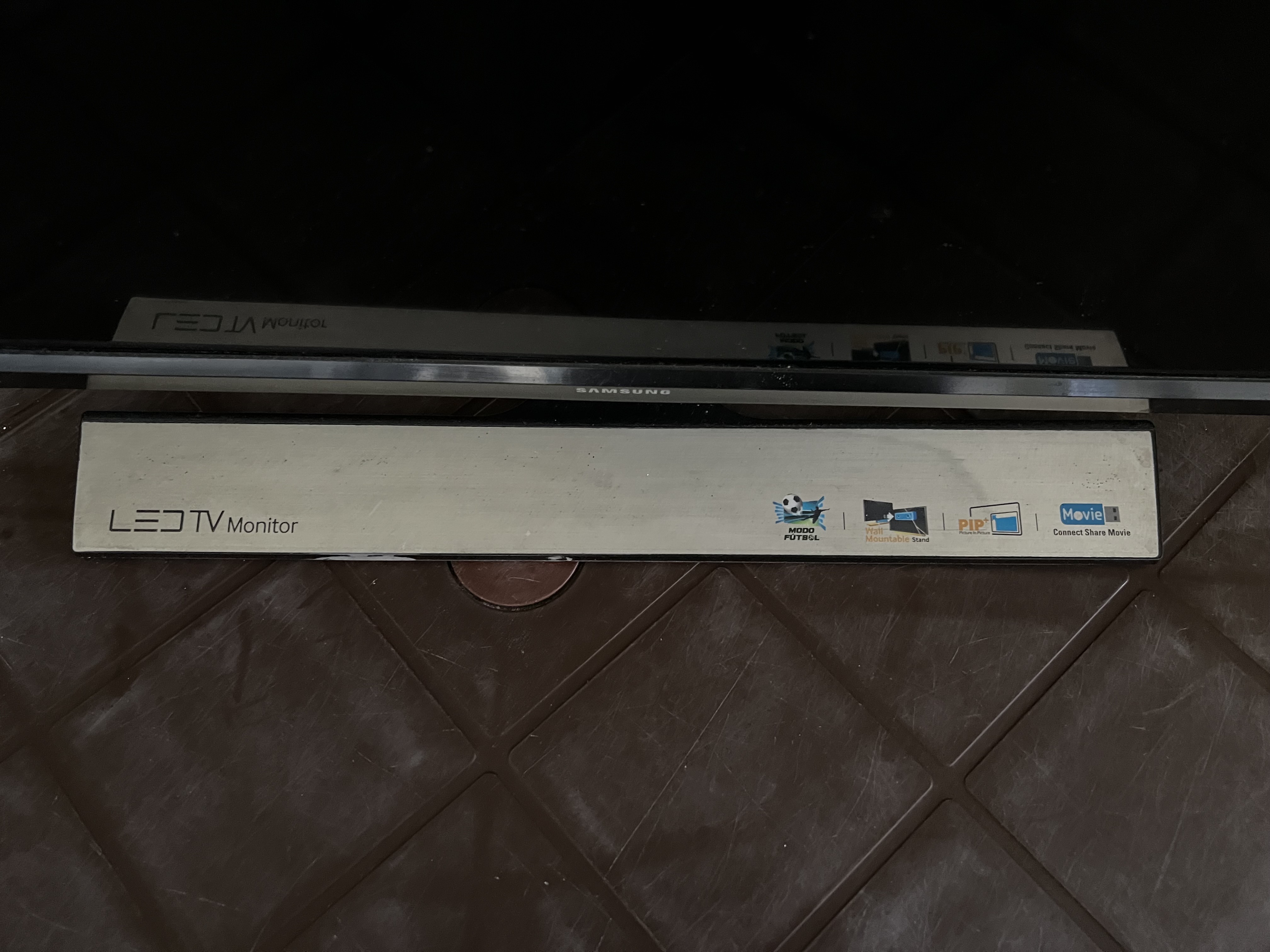 computadoras y laptops - Monitor SAMSUNG 1080p LED, 24” pulgadas  2