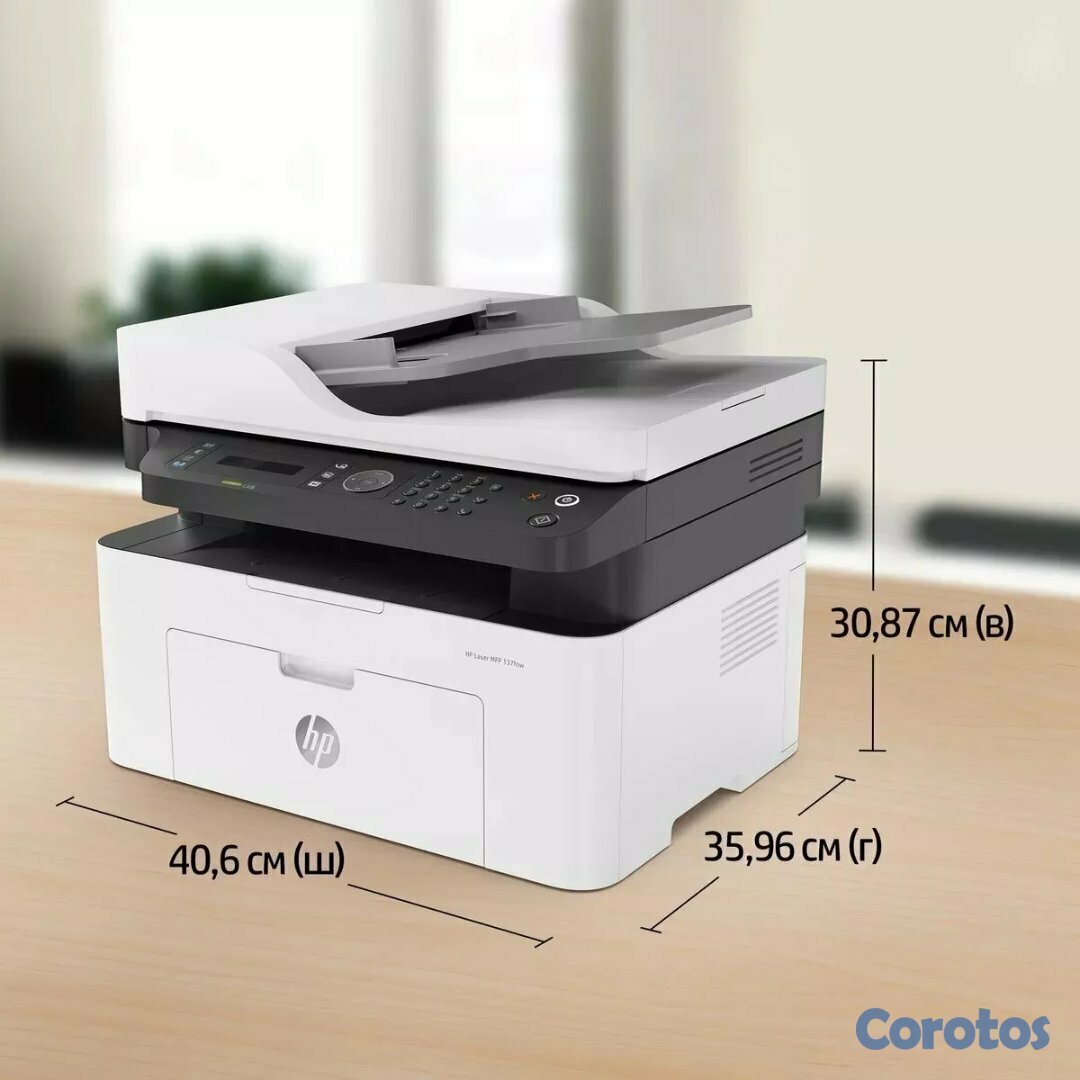 impresoras y scanners - MULTIFUNCIONAL LASER HP WI-FI LASERJET  MFP M137FNW IMPRESORA,ESCANER,COPIADORA 3