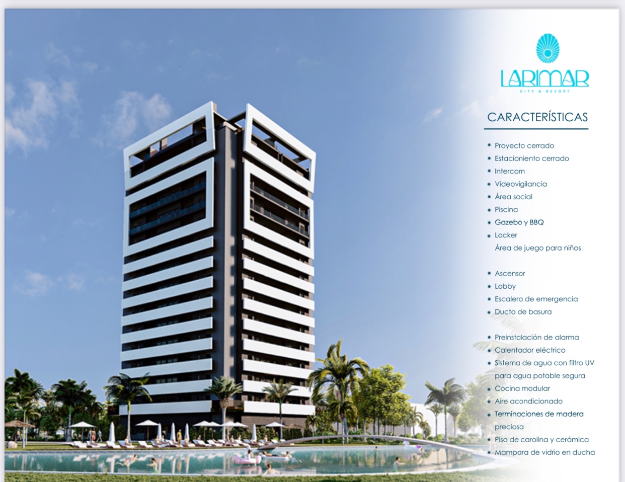 apartamentos - Venta de apartamentos en punta cana Larimar City & Resort República Dominicana  7