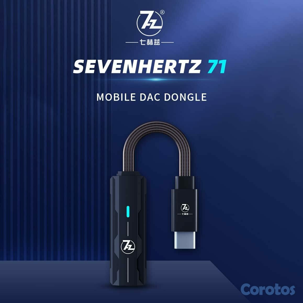 camaras y audio - 7Hz 71 Dongle DAC Amplificador auriculares AKM4377 1