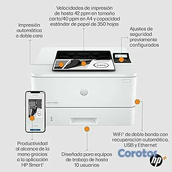 impresoras y scanners - IMPRESORA LASER HP LASERJET PRO 4003DW, UP TO 40PP
