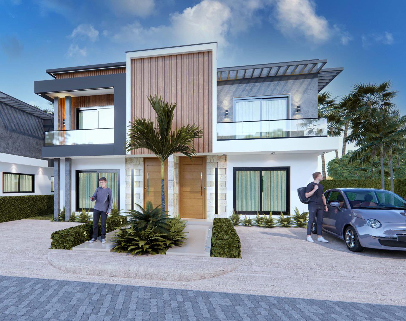 casas vacacionales y villas - VILLAS A LA VENTA EN PUNTA CANA- REPUBLICA DOMINICANA 9