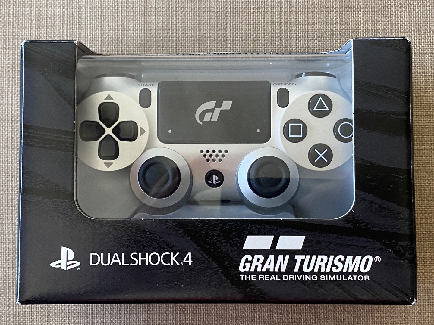 consolas y videojuegos - Control de PS4 Dualshock 4 Silver edición Gran Turismo original