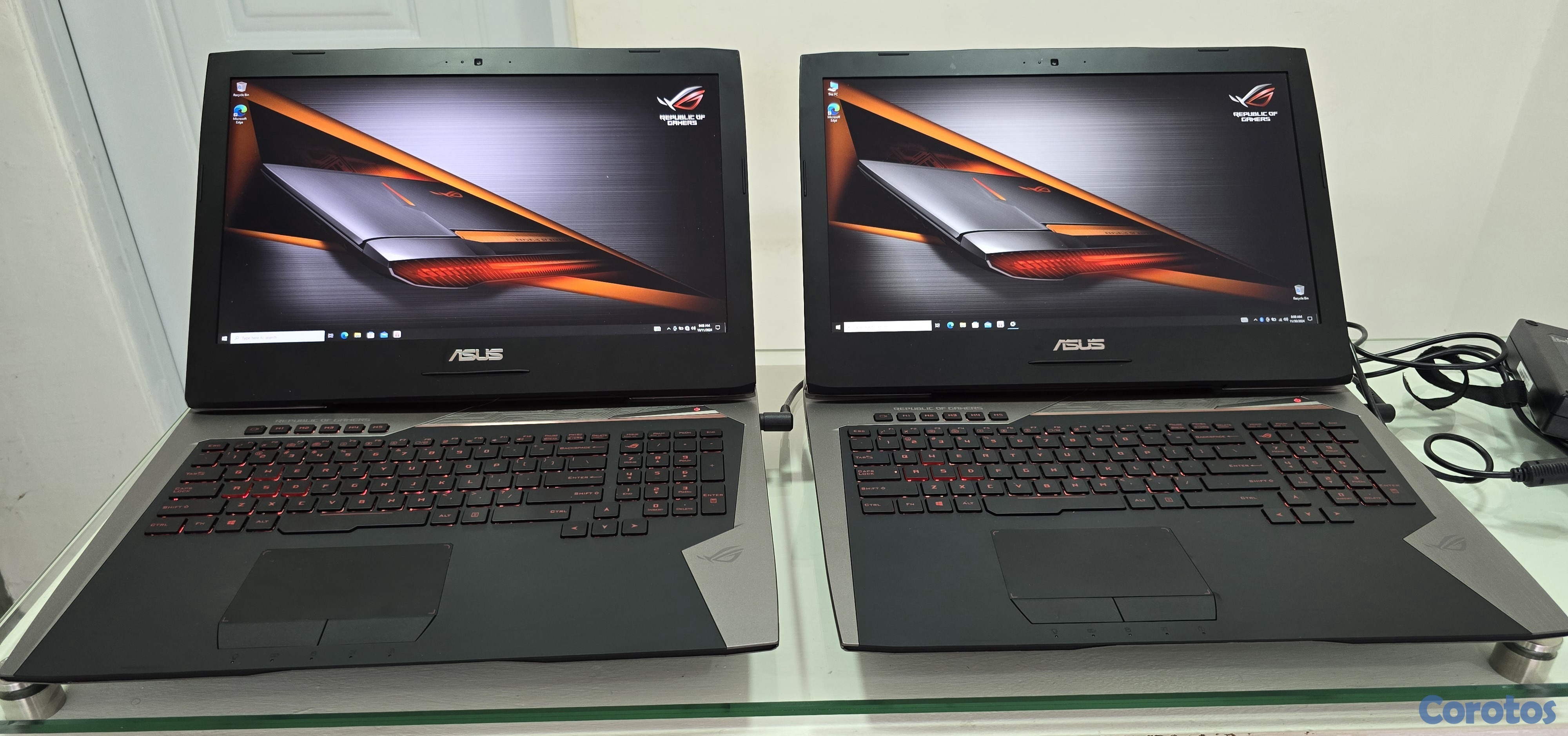 computadoras y laptops - Asus ROG Core i7 2.7ghz Ram 32gb ddr4 Disco 256gb SSD Y 1tb Nvidea Gtx 1070 8gb 4