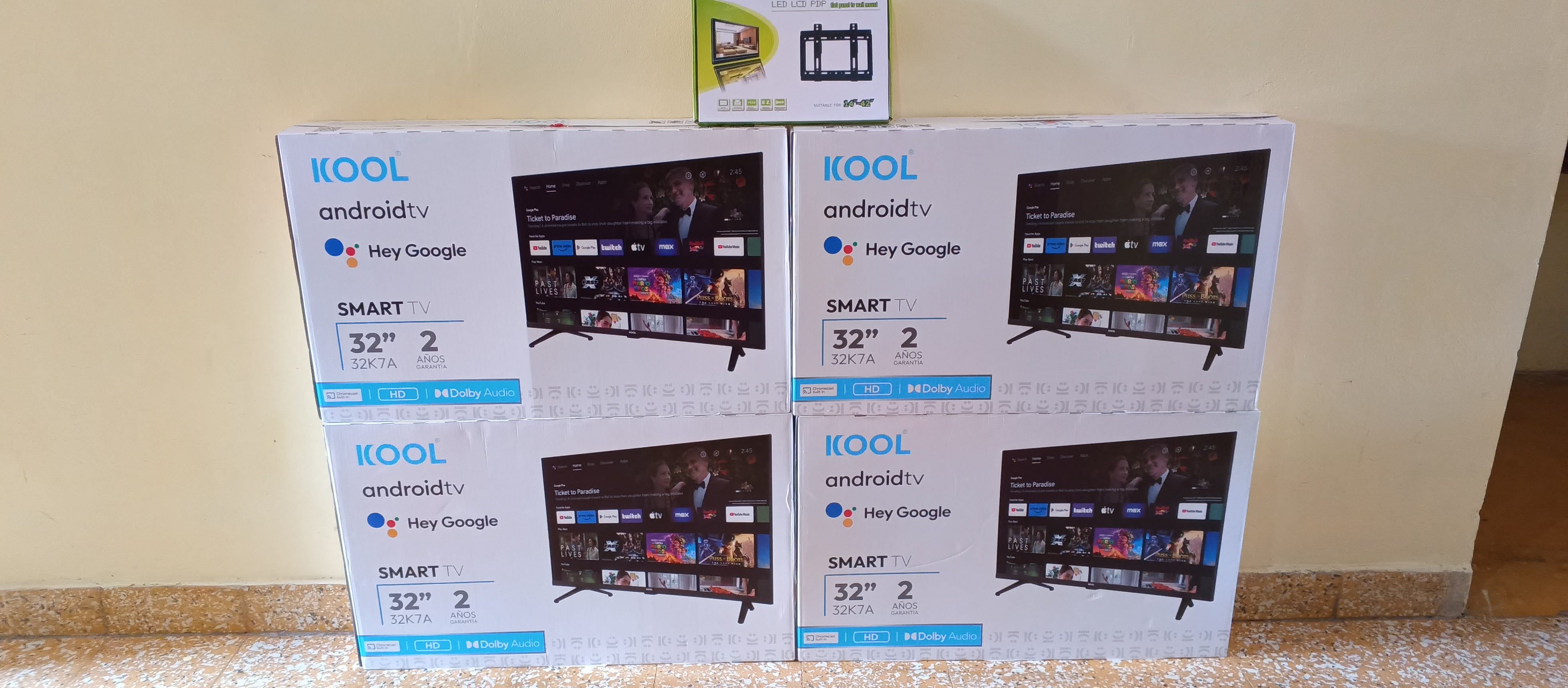 tv - Smart KOOL Android tv 32 pulgadas ultra HD sin bordes en la pantalla  3