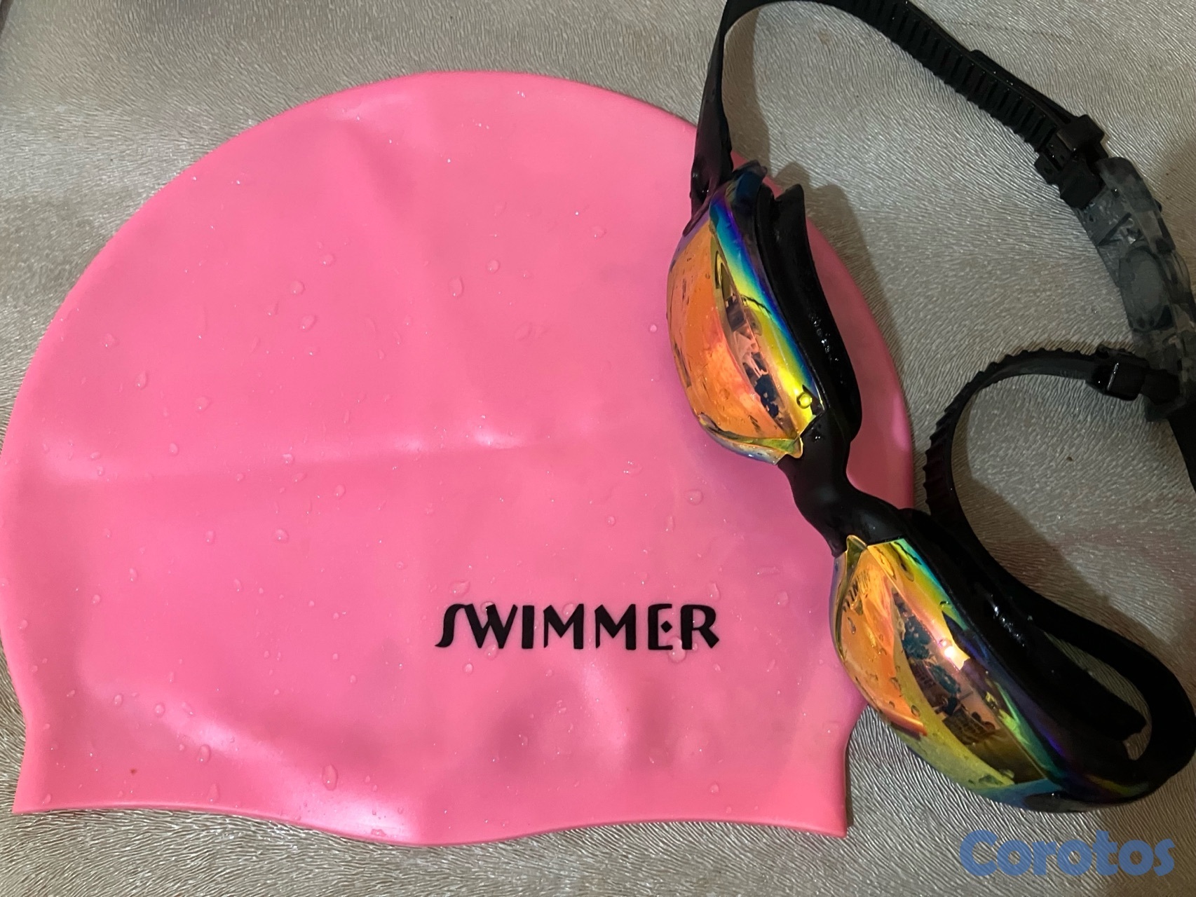 joyas, relojes y accesorios - Gorro y gafas de natación