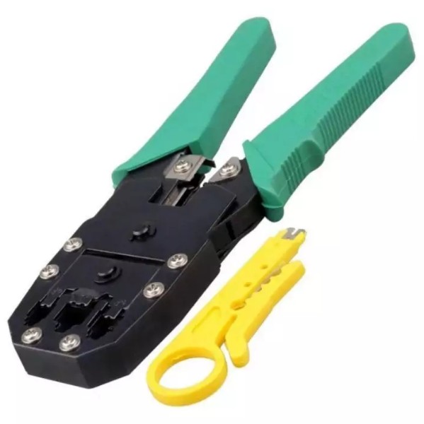 herramientas, jardines y exterior - Alicate de red Herramienta de crimpado de OB-315 con pelacables cable 0