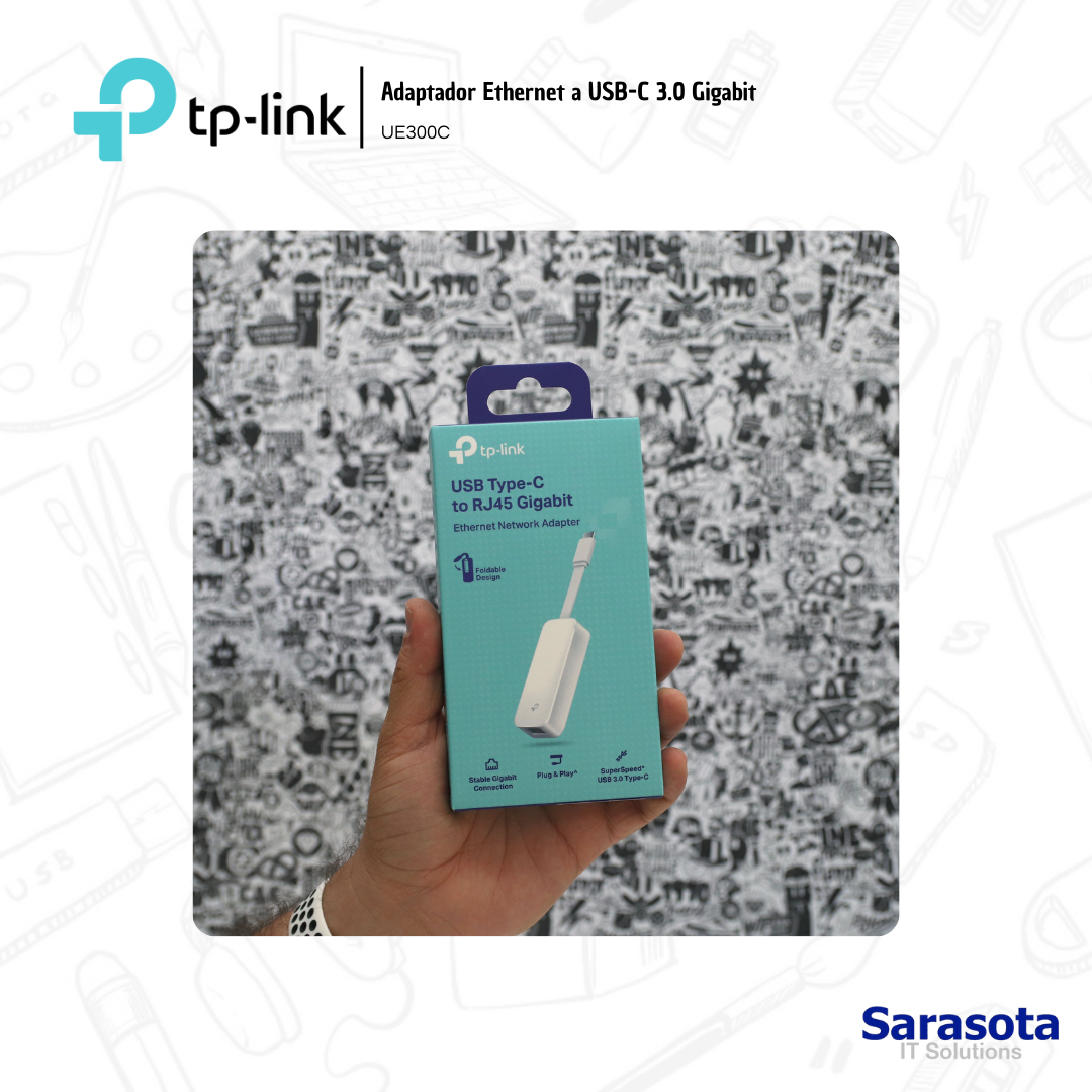 accesorios para electronica - Adaptador Ethernet RJ45 a USB-C TP-Link 1